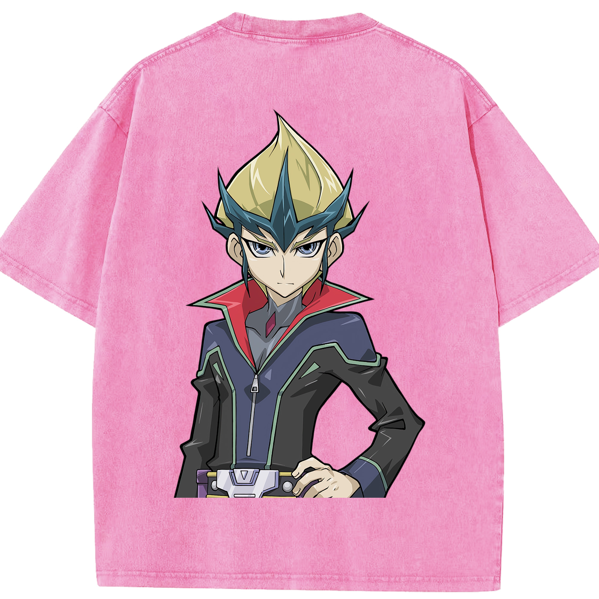 （画像用） 遊☆戯☆王 Yu-Gi-Oh! 綿100% ヴィンテージ風 半袖Tシャツ（背面プリント）
